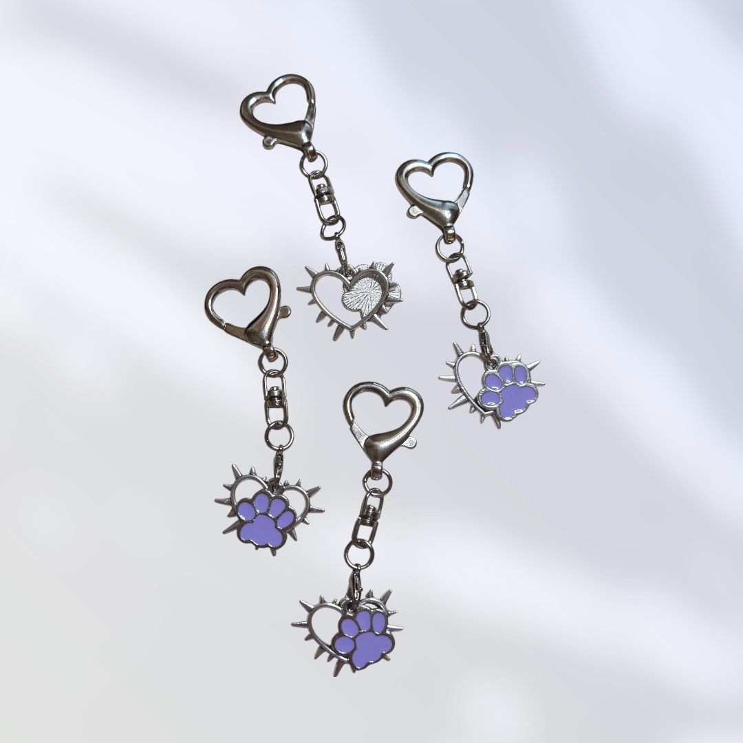 Spiked Love keychain set
